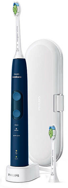 Elektrische Schallzahnbürste inkl. Ersatzkopf und Reiseetui dunkelblau - Philips Sonicare ProtectiveClean 5100 — Bild N1