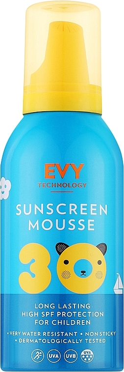 Sonnenschutzmousse für Kinder - EVY Technology Sunscreen Mousse For Children SPF30 — Bild N1