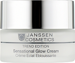 Gesichtscreme für mehr Ausstrahlung mit Hyaluronsäure und Algenextrakt aus dem indischen Ozean - Janssen Cosmetics Sensational Glow Cream — Bild N1