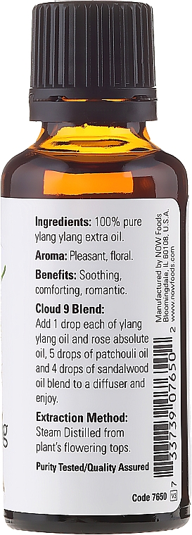 Ätherisches Öl Ylang-Ylang Extra - Now Foods Essential Oils Ylang Ylang Extra — Bild N2