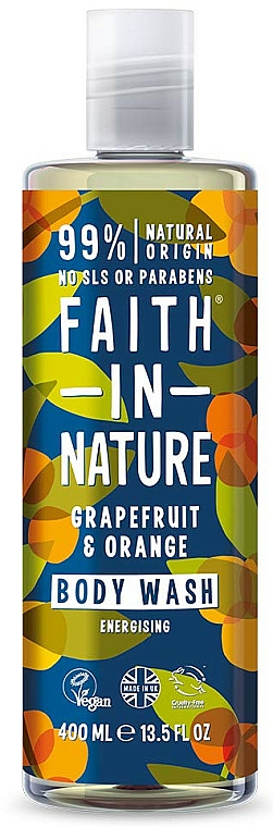 Duschgel Grapefruit und Orange - Faith In Nature Grapefruit & Orange Body Wash — Bild N1