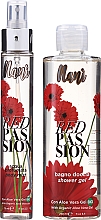 Düfte, Parfümerie und Kosmetik Körperpflegeset - Nani Red Passion Bath Care Gift Set (Körpernebel 75ml + Duschgel 250ml)