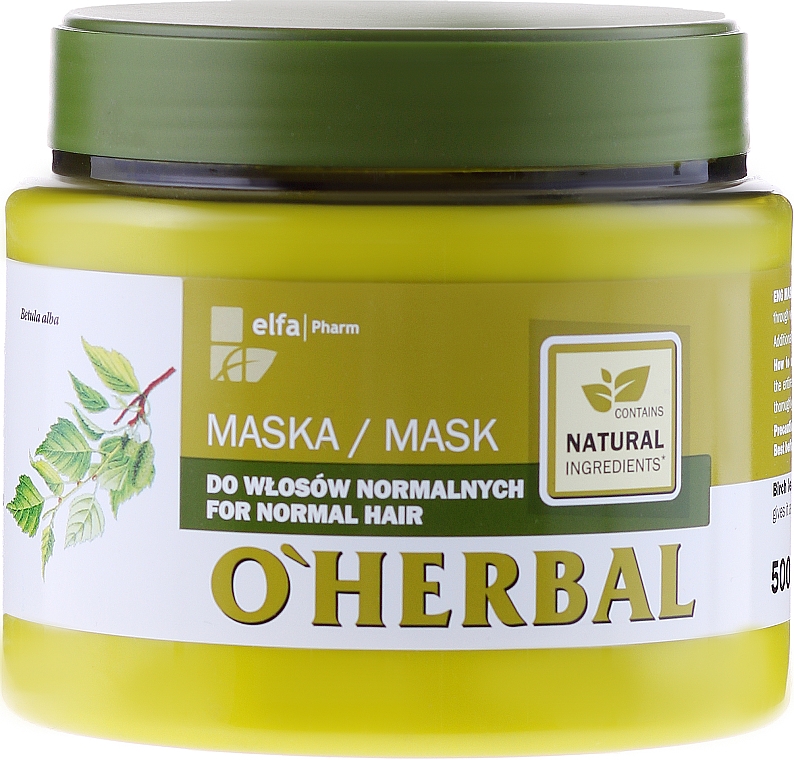 Maske für normales Haar - O'Herbal — Foto N1