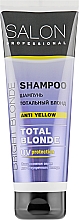 Düfte, Parfümerie und Kosmetik Shampoo Total Blonde - Salon Professional Hair Shampoo Anti Yellow Total Blonde