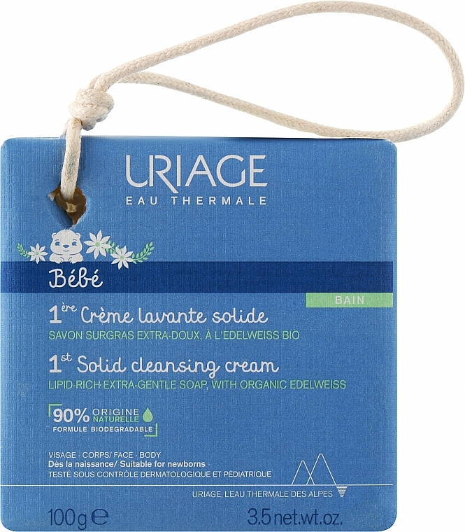 Feste Reinigungscreme für Kinder - Uriage Baby 1st Solid Cleansing Cream — Bild N1