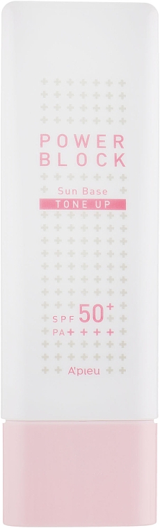 Sonnenschutz-Primer - A'pieu Power Block Tone Up Sun Base Pink — Bild N2