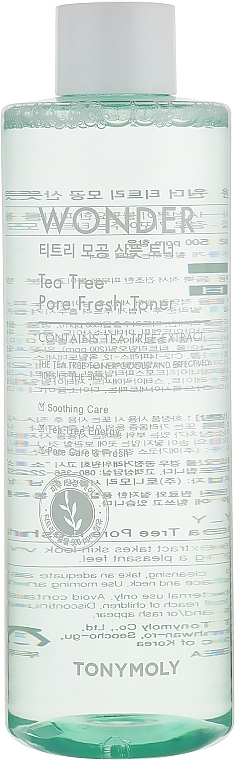 Gesichtstoner mit Teebaumextrakt - Tony Moly Wonder Tee Tree Pore Fresh Toner — Bild N1