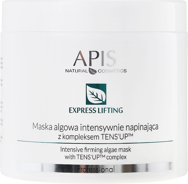 Intensiv glättende Algenmaske für das Gesicht mit Lifting-Effekt - APIS Professional Express Lifting Algid Mask — Bild N1