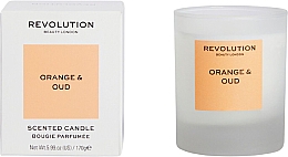 Duftkerze Orange und Oud - Makeup Revolution Orange & Oud Scented Candle — Bild N1