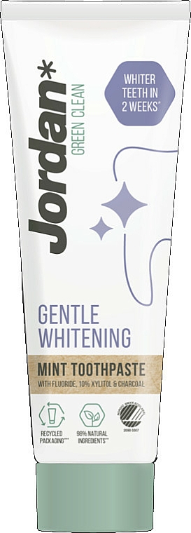 Aufhellende Zahnpasta mit Minzgeschmack - Jordan Green Clean Gentle Whitening — Bild N1