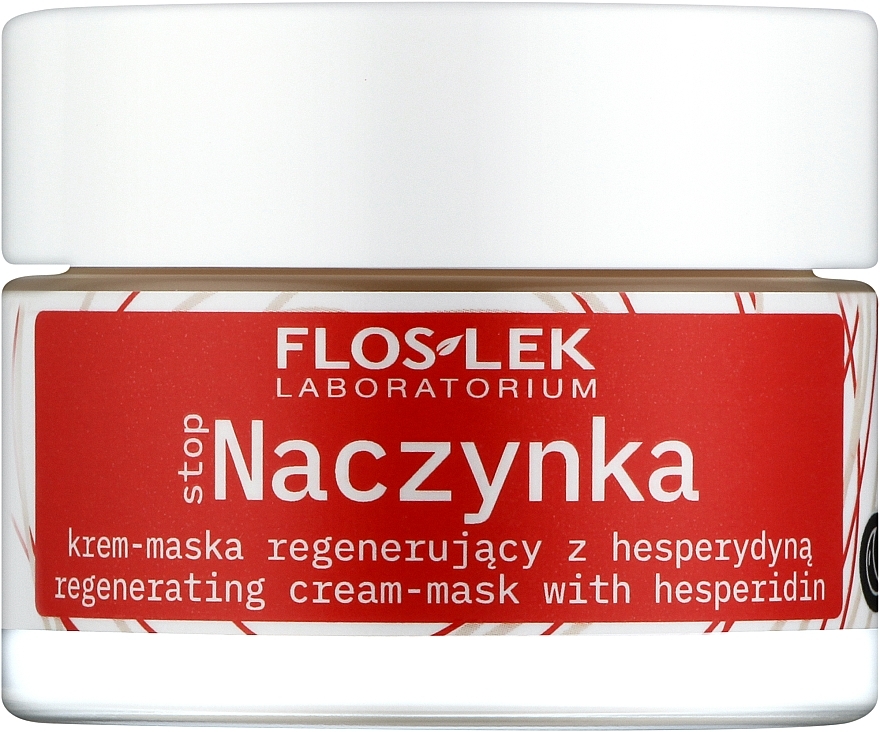Creme-Maske für die Nacht mit Hesperidin - Floslek Stop Capillary Regenerating Cream-Mask With Hesperidin For The Night — Bild N1
