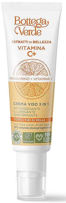 Gesichtscreme mit Vitamin C - Bottega Verde Beauty Extracts Vitamin C+ 3 In 1 Face Cream — Bild N1