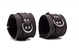 Düfte, Parfümerie und Kosmetik Handschellen schwarz - Devil Sticks Hand Cuffs Grain Leather Black