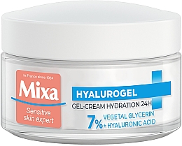 Feuchtigkeitsspendende Gel-Gesichtscreme mit Hyaluronsäure und Glycerin - Mixa Hydrating Hyalurogel Intensive Hydration — Bild N3