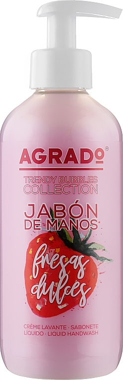 Handseife süße Erdbeere - Agrado Trendy Bubbles Sweet Strawberry — Bild N1