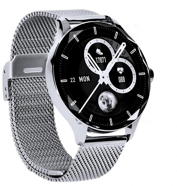 Smartwatch für Damen silbern - Garett Smartwatch Viva — Bild N2