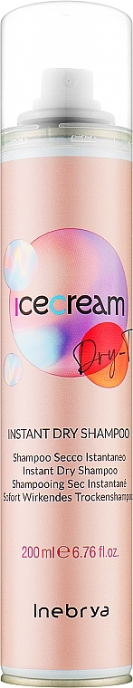 Trockenshampoo - Inebrya Ice Cream Dry-T Instant Dry Shampoo — Bild N1