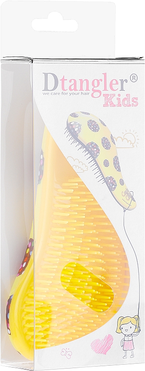 Entwirrbürste gelb - KayPro Dtangler The Mini Brush Yellow — Bild N2