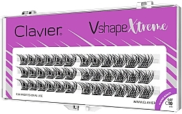 Wimpernbüschel C 10 mm  - Clavier V Shape Extreme  — Bild N1