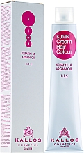 Professionelle Cremehaarfarbe mit Keratin und Arganöl - Kallos Cosmetics Cream Hair Colour  — Bild N1