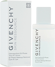 Zwei-Phasen-Make-up-Entferner für Augen und Lippen - Givenchy Skin Ressource Biphase Makeup Remover Eyes & Lips — Bild N2