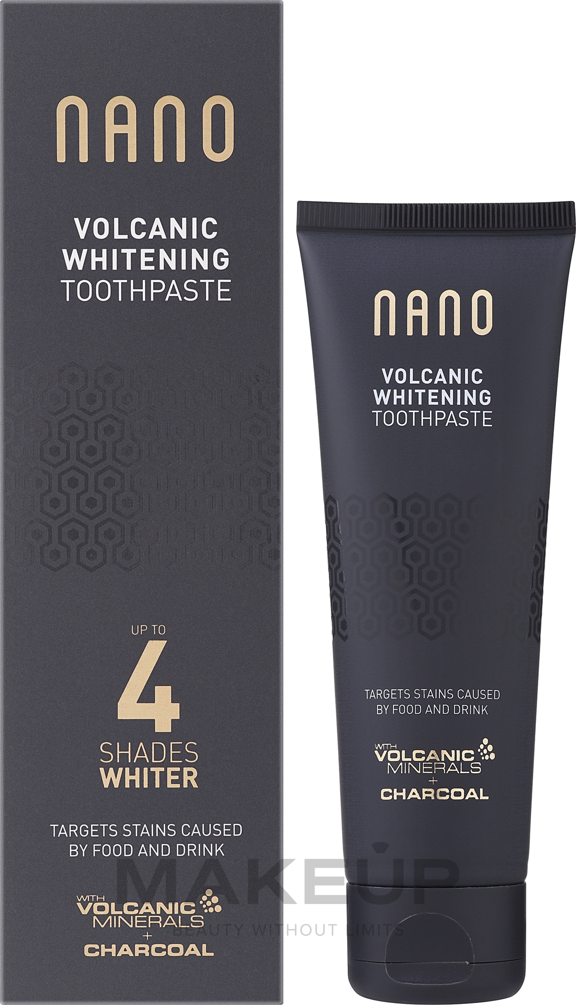Aufhellende Zahnpasta - WhiteWash Laboratories Nano Volcanic Whitening Toothpaste — Bild 75 ml