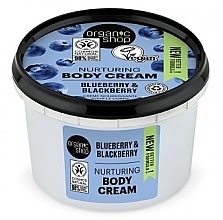 Düfte, Parfümerie und Kosmetik Körpercreme mit Heidelbeere und Brombeere - Organic Shop Nurturing Body Cream Blueberry & Blackberry
