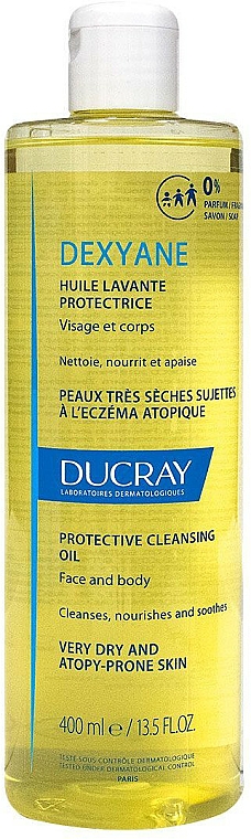 Schützendes Reinigungsöl für Gesicht und Körper - Ducray Dexyane Protective Cleansing Oil — Bild N1