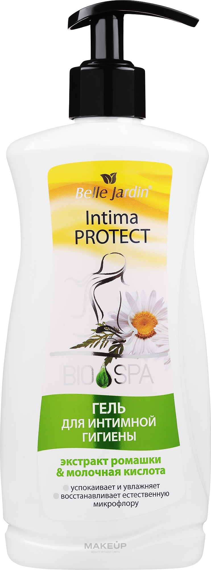 Gel für die Intimhygiene mit Kamillenextrakt und Milchsäure - Belle Jardin Intima Protect Bio Spa — Bild 500 ml