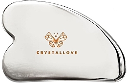 Düfte, Parfümerie und Kosmetik Massageplatte aus Edelstahl - Crystallove Cryo Ice Gua Sha