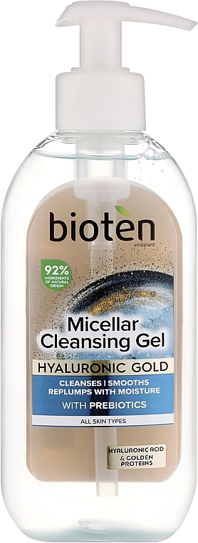 Mizellares Gesichtsreinigungsgel - Bioten Hyaluronic Gold Micellar Cleansing Gel — Bild N1
