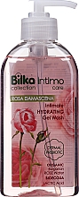 Düfte, Parfümerie und Kosmetik Feuchtigkeitsspendendes Waschgel für die Intimhygiene mit Milchsäure und Rosenwasser - Bilka Intimate Gel Hydrating Organic Rose