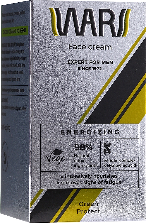Energetisierende und nährende Gesichtscreme mit Vitaminen und Mineralen - Wars Expert For Men — Bild N2