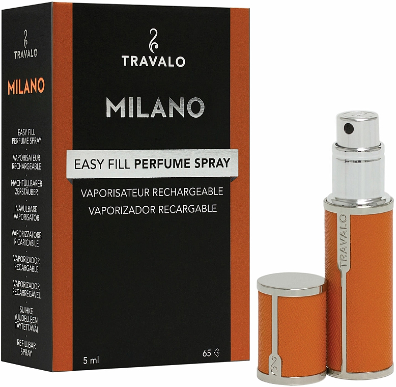 Nachfüllbarer Parfümzerstäuber orange - Travalo Milano Orange — Bild N1