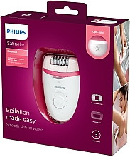 Düfte, Parfümerie und Kosmetik Kompakter Epilierer - Philips Satinelle Essential BRE255/00