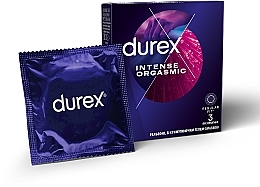 Düfte, Parfümerie und Kosmetik Gerippte und genoppte Kondome mit zusätzlichem Desirex-Gel befeuchtet 3 St. - Durex Intense Orgasmic