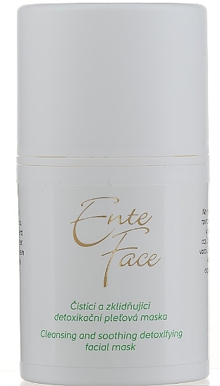 Detox-Gesichtsmaske - EnteFace Cleansing And Soothing Detoxifying Facial Mask — Bild N1