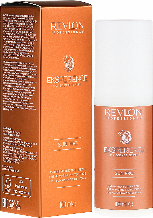 Sonnenschutzcreme für das Haar - Revlon Professional Eksperience Sun Pro Protective Cream — Bild N1