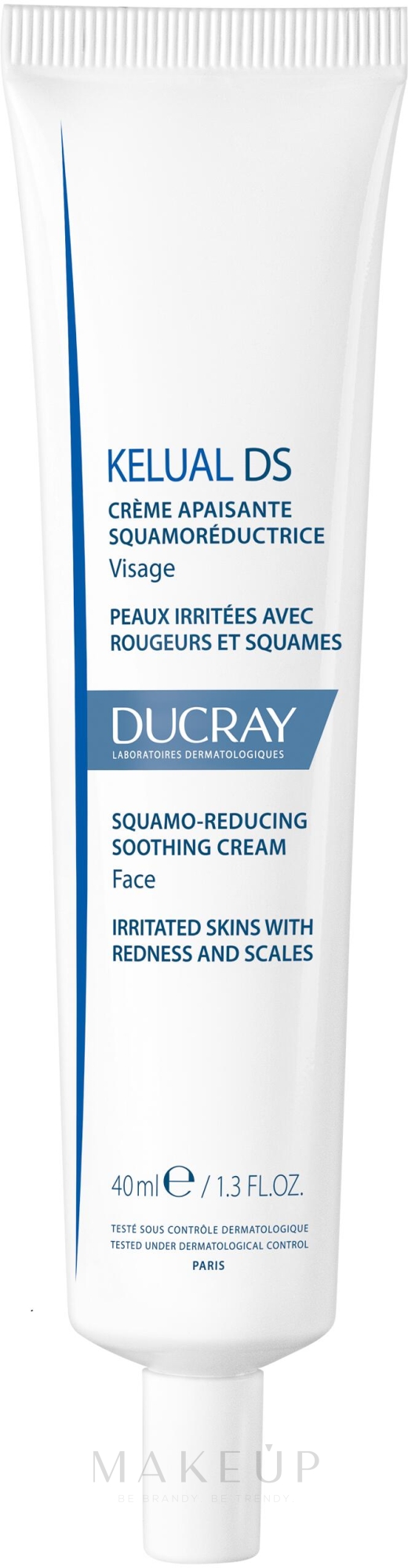 Gesichtscreme bei seborrhoischem Ekzem - Ducray Kelual Ds Squamo-Reducing Soothing Cream — Bild 40 ml