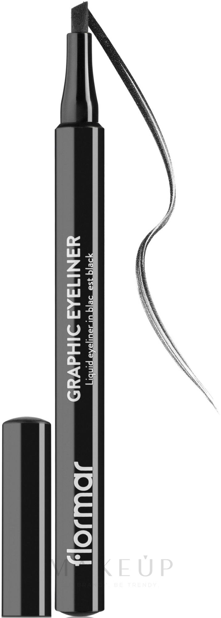 Eyeliner - Flormar Graphic Eyeliner — Bild Black