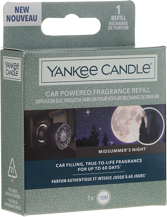 Auto-Lufterfrischer Midsummer's Night - Yankee Candle Car Powered Fragrance Refill Midsummer's Night — Bild N1