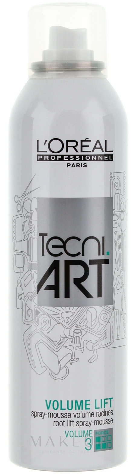 Sprühschaum für Volumen und Spannkraft Stärke 3 - L'Oreal Professionnel Tecni.art Volume Lift — Bild 250 ml