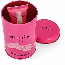 Salvatore Ferragamo Signorina In Fiore - Duftset (Eau de Toilette 5ml + Körperlotion 30ml) — Bild N2