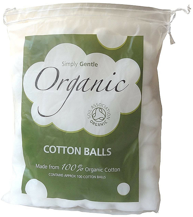 Bio Wattebällchen - Simply Gentle Organic Cotton Wool Balls — Bild N1