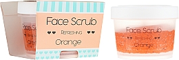 Düfte, Parfümerie und Kosmetik Erfrischendes Gesichtspeeling Orange mit Jojoba- und Mandelöl - Nacomi Refreshing Face Orange