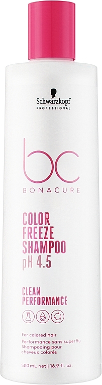 Shampoo für coloriertes Haar - Schwarzkopf Professional Bonacure Color Freeze Shampoo pH 4.5 — Bild N1