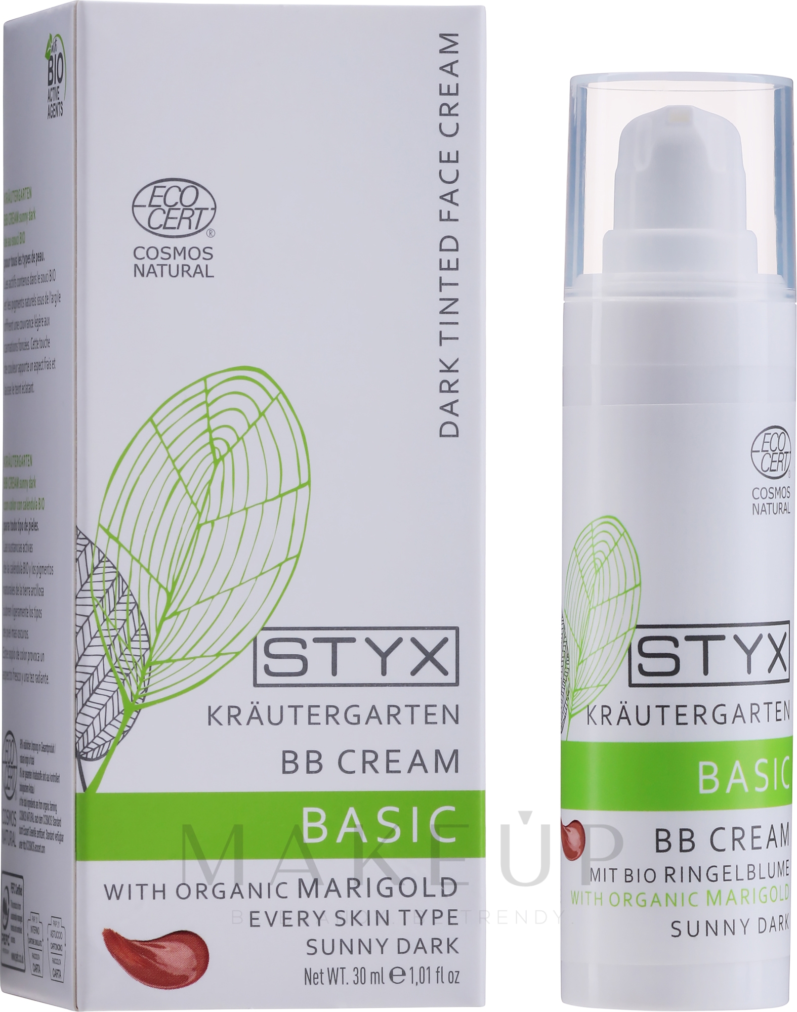 BB-Creme mit Bio-Ringelblume - Styx Naturcosmetic Basic BB Cream — Bild Sunny Dark