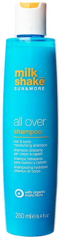 2in1 Feuchtigkeitsspendendes Shampoo für Haare und Körper mit tropischem Duft - Milk Shake Sun&More All Over Shampoo — Bild N1