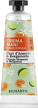 Handcreme mit Orangenblüte und Bergamotte - Bioearth Family Orange Blossom & Bergamot Hand Cream — Bild N1