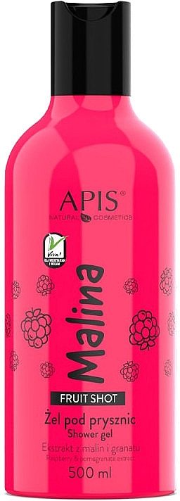 Duschgel Himbeere - APIS Professional Fruit Shot Raspberry Shower Gel — Bild N1